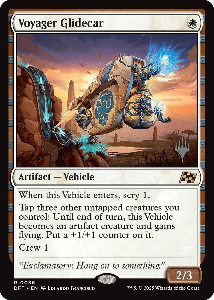 Voyager Glidecar (Promo Pack) [Aetherdrift Promos] | Deep Dive Games St. Marys