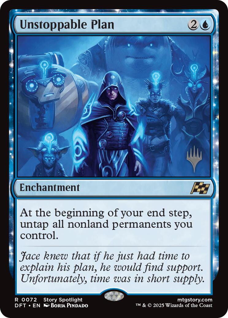 Unstoppable Plan (Promo Pack) [Aetherdrift Promos] | Deep Dive Games St. Marys
