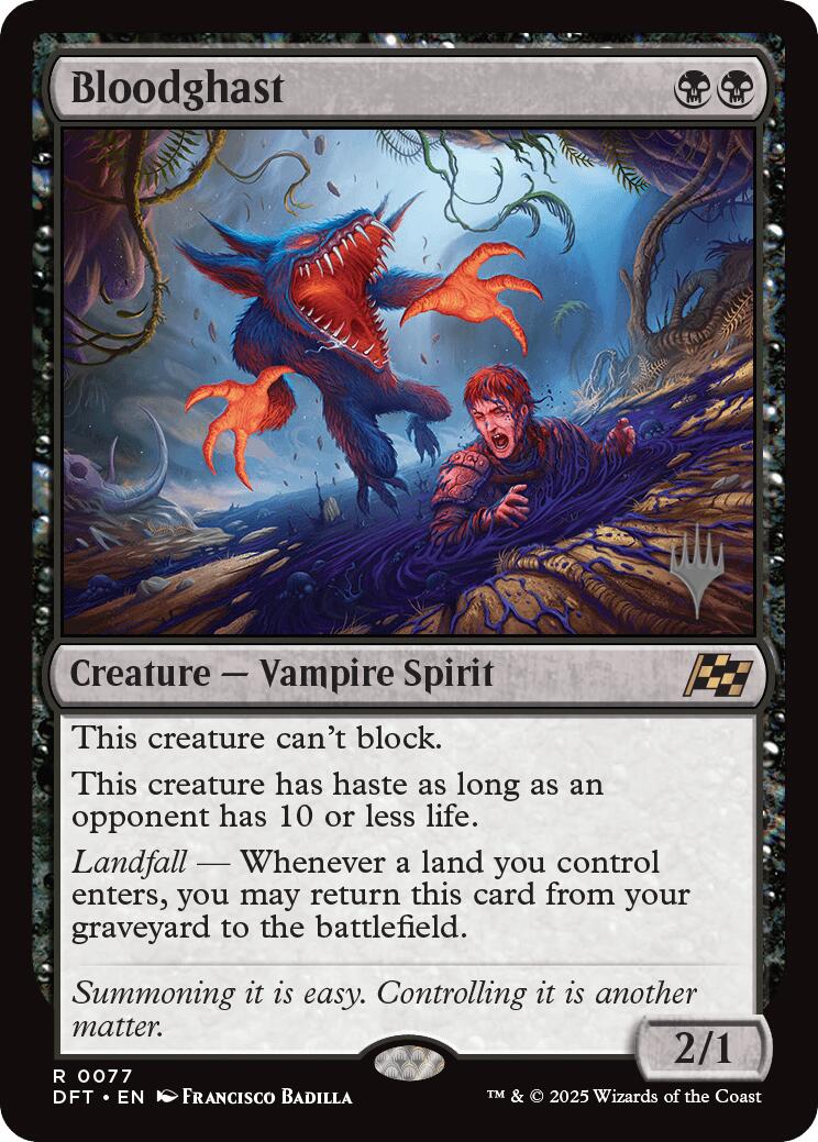 Bloodghast (Promo Pack) [Aetherdrift Promos] | Deep Dive Games St. Marys