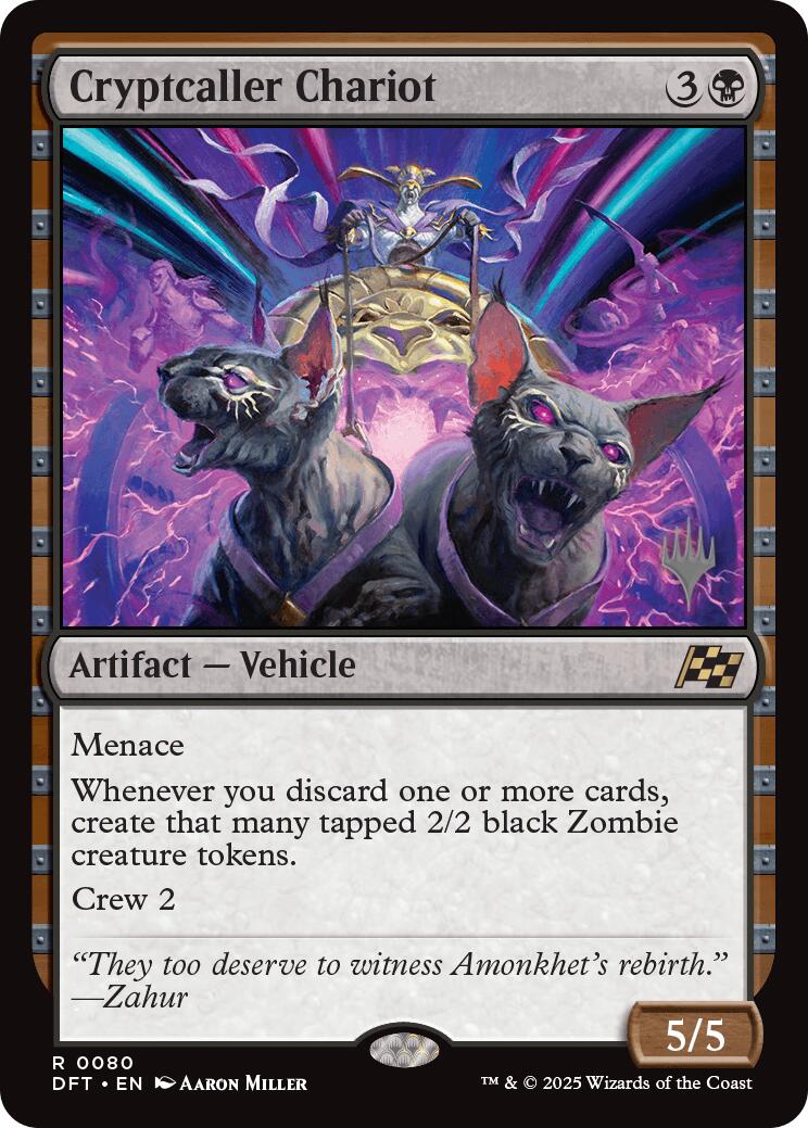 Cryptcaller Chariot (Promo Pack) [Aetherdrift Promos] | Deep Dive Games St. Marys