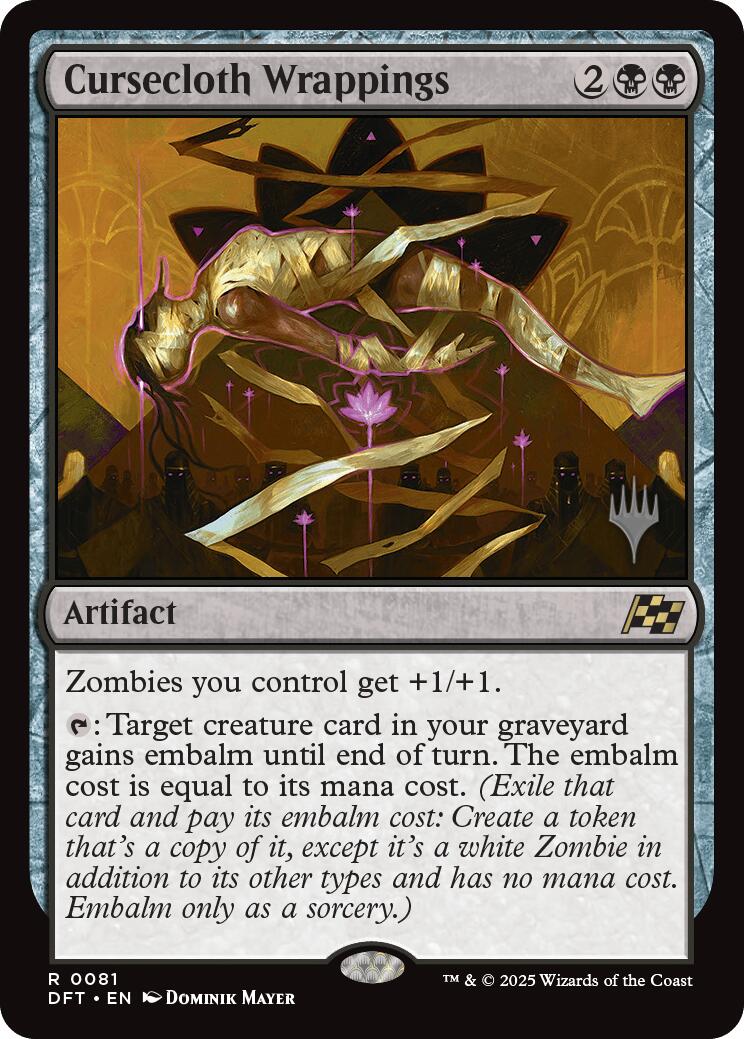 Cursecloth Wrappings (Promo Pack) [Aetherdrift Promos] | Deep Dive Games St. Marys