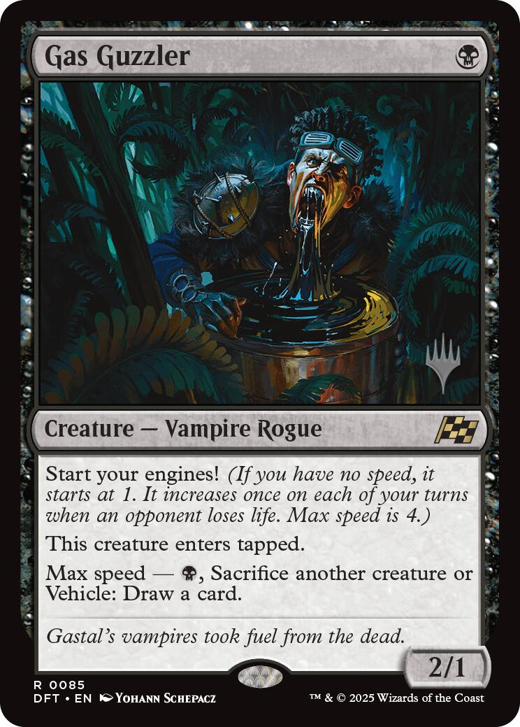 Gas Guzzler (Promo Pack) [Aetherdrift Promos] | Deep Dive Games St. Marys