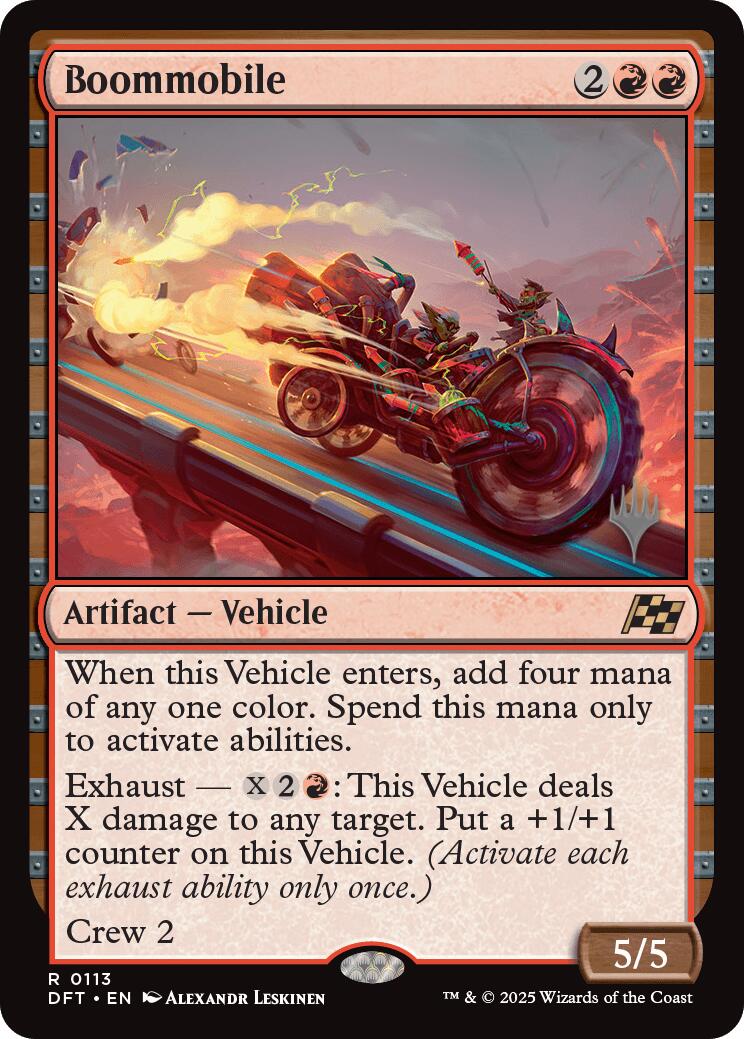 Boommobile (Promo Pack) [Aetherdrift Promos] | Deep Dive Games St. Marys