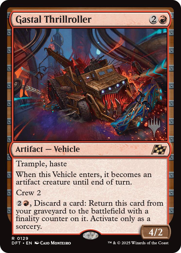 Gastal Thrillroller (Promo Pack) [Aetherdrift Promos] | Deep Dive Games St. Marys