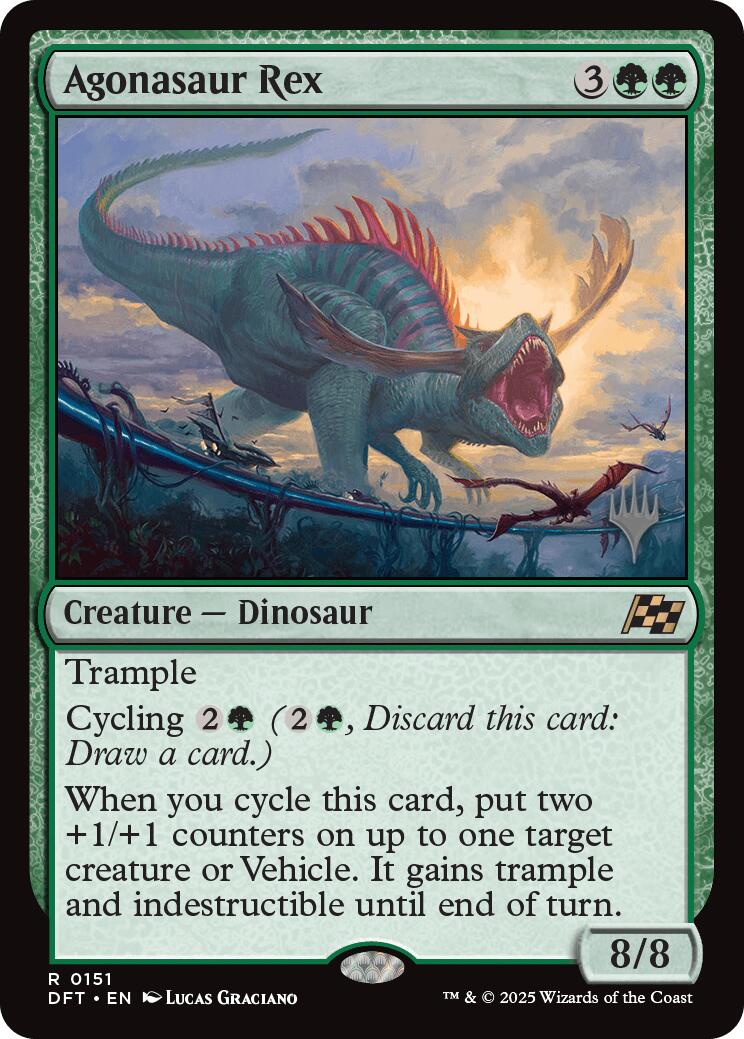 Agonasaur Rex (Promo Pack) [Aetherdrift Promos] | Deep Dive Games St. Marys