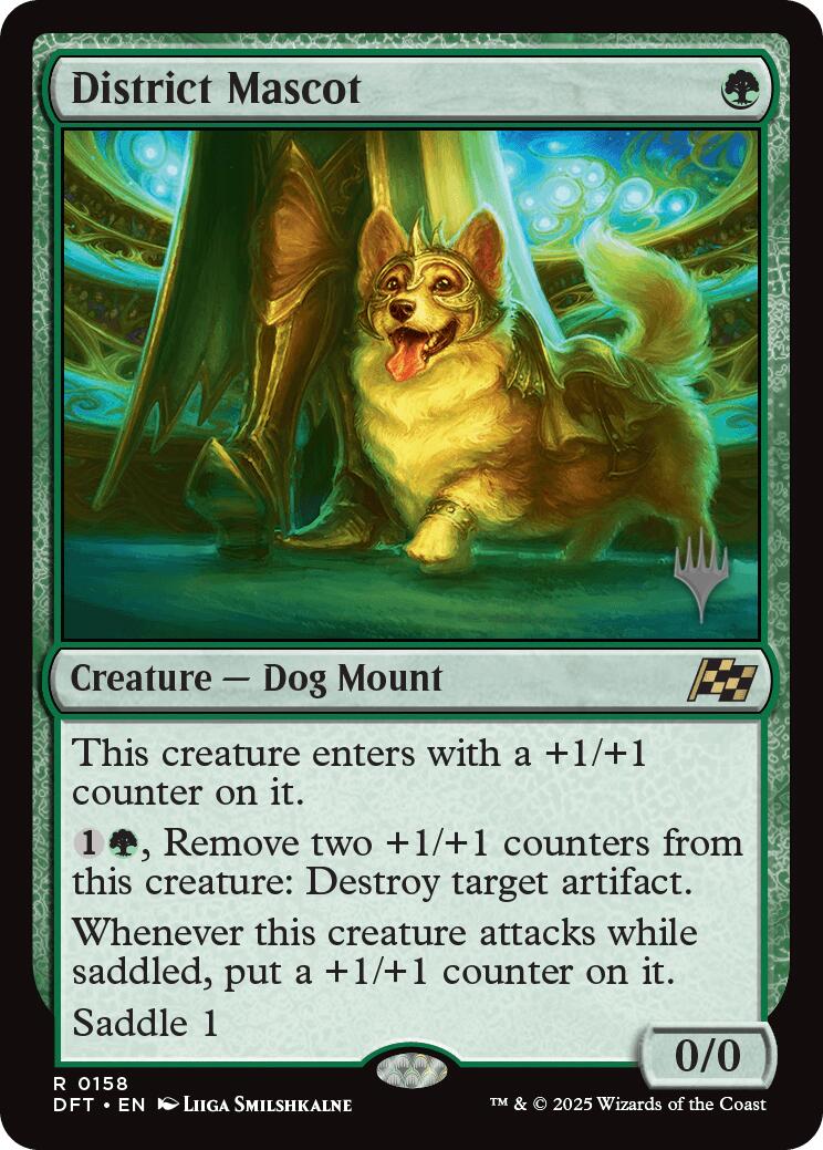 District Mascot (Promo Pack) [Aetherdrift Promos] | Deep Dive Games St. Marys