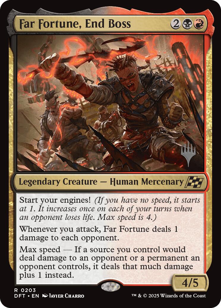 Far fortune, End Boss (Promo Pack) [Aetherdrift Promos] | Deep Dive Games St. Marys