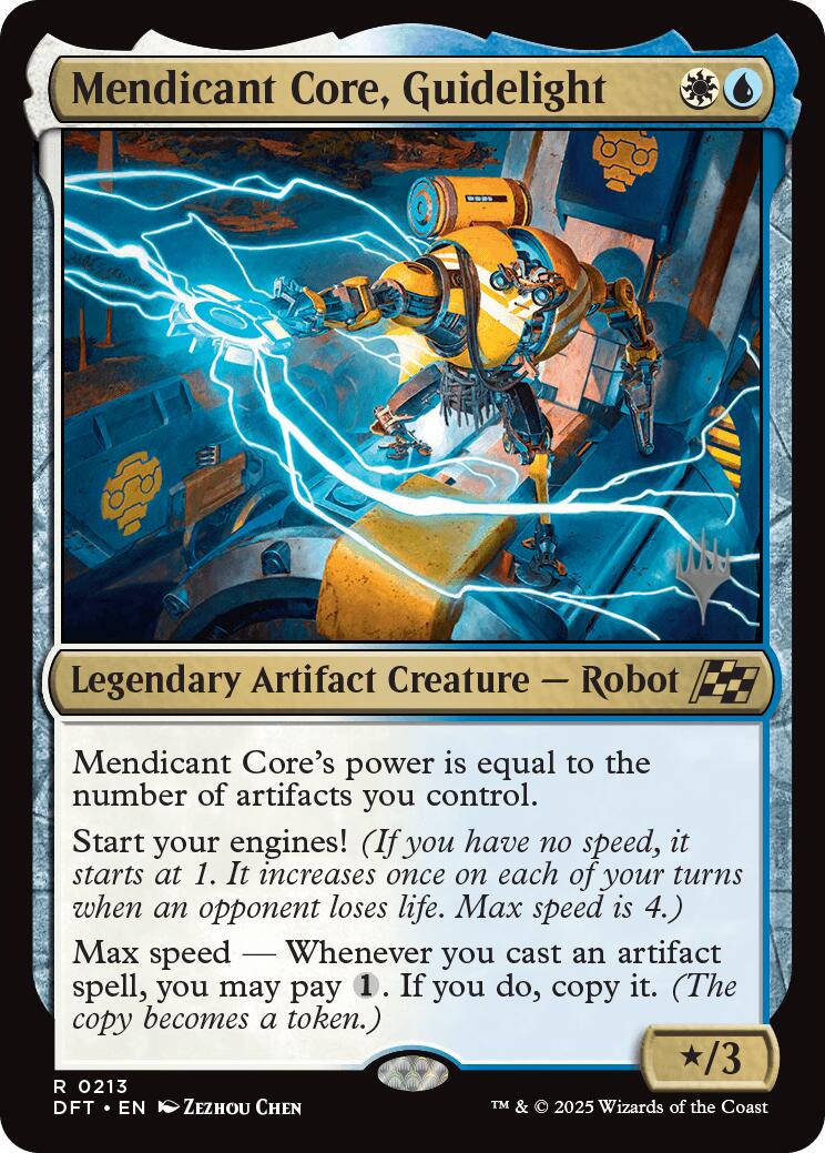 Mendicant Core, Guidelight (Promo Pack) [Aetherdrift Promos] | Deep Dive Games St. Marys
