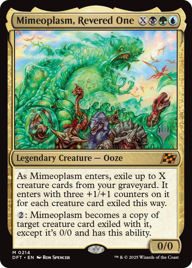 Mimeoplasm, Revered One (Promo Pack) [Aetherdrift Promos] | Deep Dive Games St. Marys