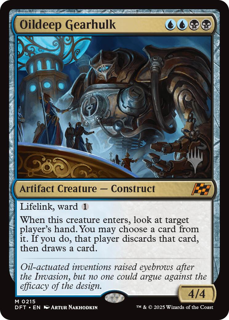 Oildeep Gearhulk (Promo Pack) [Aetherdrift Promos] | Deep Dive Games St. Marys