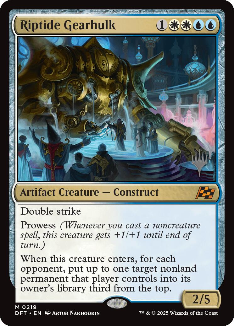 Riptide Gearhulk (Promo Pack) [Aetherdrift Promos] | Deep Dive Games St. Marys