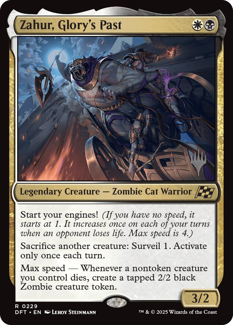 Zahur, Glory's Past (Promo Pack) [Aetherdrift Promos] | Deep Dive Games St. Marys
