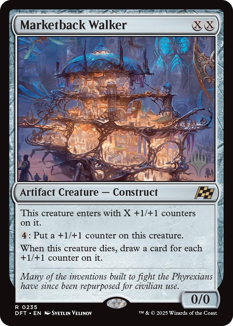 Marketback Walker (Promo Pack) [Aetherdrift Promos] | Deep Dive Games St. Marys