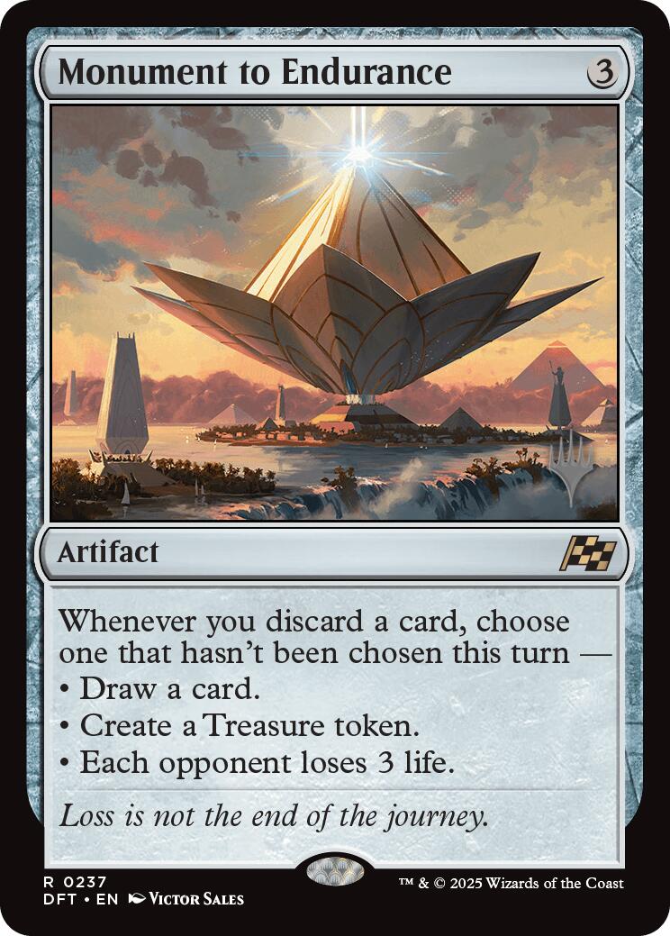 Monument to Endurance (Promo Pack) [Aetherdrift Promos] | Deep Dive Games St. Marys