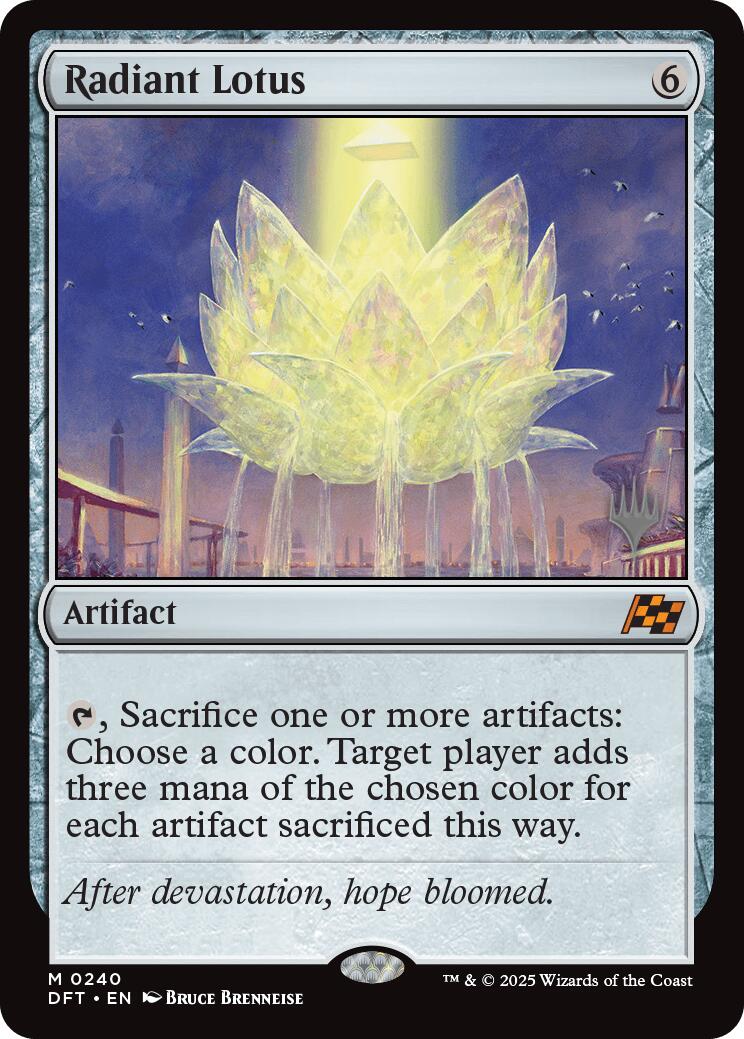 Radiant Lotus (Promo Pack) [Aetherdrift Promos] | Deep Dive Games St. Marys