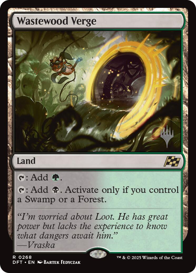 Wastewood Verge (Promo Pack) [Aetherdrift Promos] | Deep Dive Games St. Marys