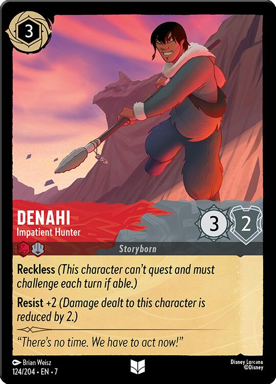 Denahi - Impatient Hunter (124/204) [Archazia's Island] | Deep Dive Games St. Marys