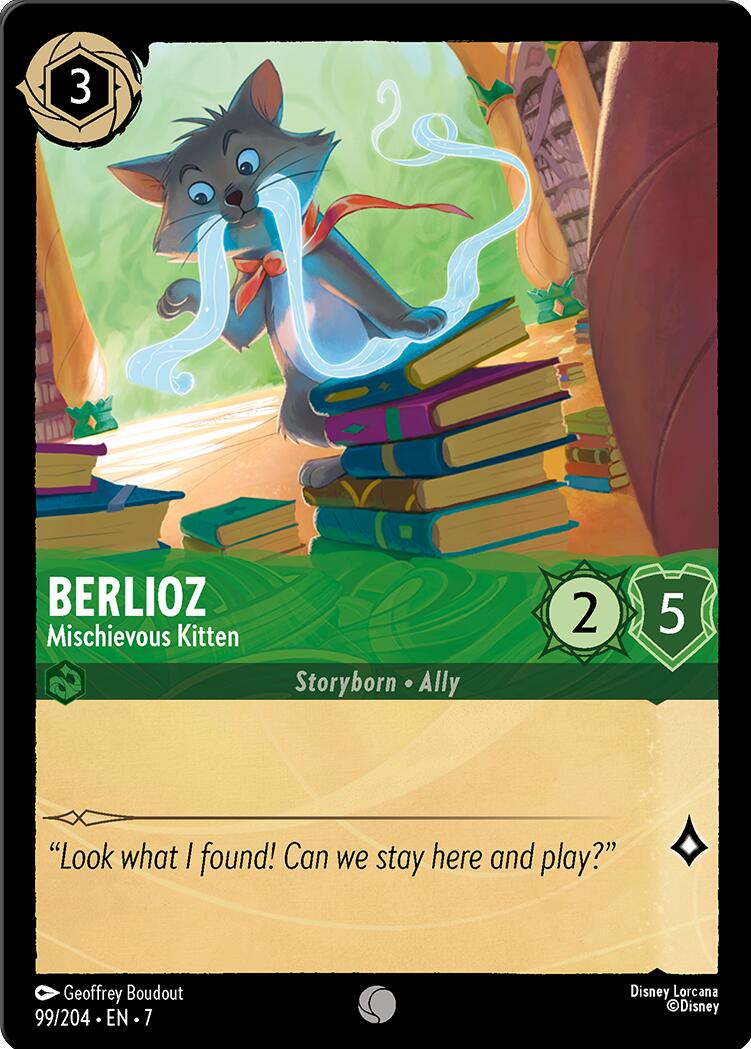 Berlioz - Mischievous Kitten (99/204) [Archazia's Island] | Deep Dive Games St. Marys