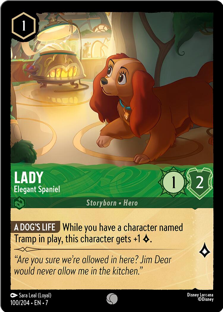 Lady - Elegant Spaniel (100/204) [Archazia's Island] | Deep Dive Games St. Marys