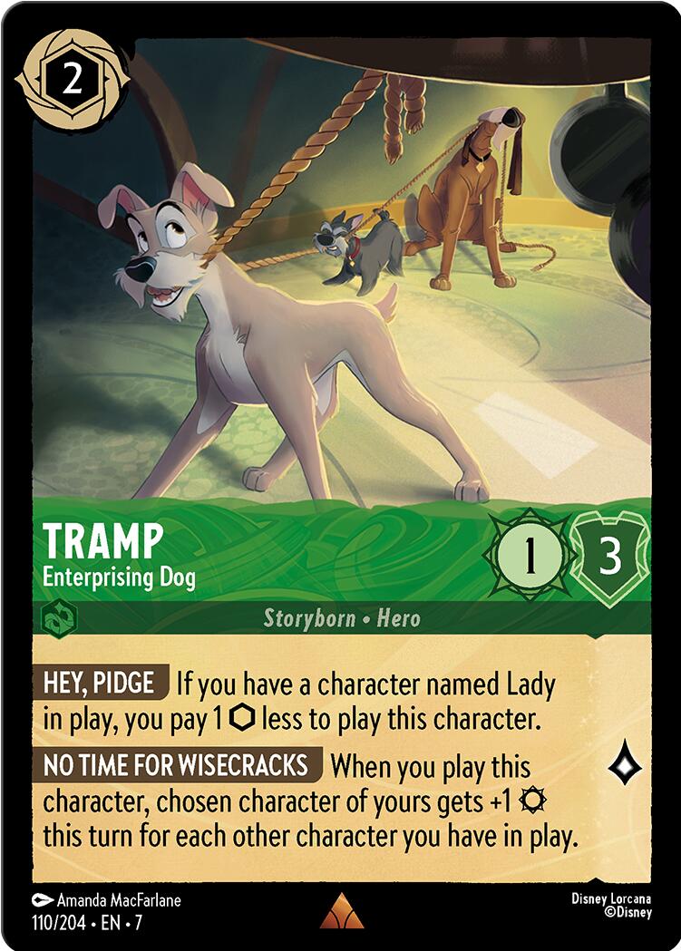Tramp - Enterprising Dog (110/204) [Archazia's Island] | Deep Dive Games St. Marys