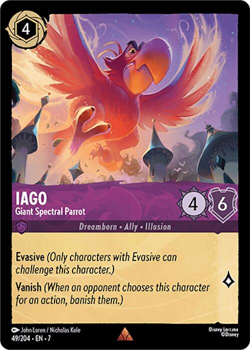 Iago - Giant Spectral Parrot (49/204) [Archazia's Island] | Deep Dive Games St. Marys