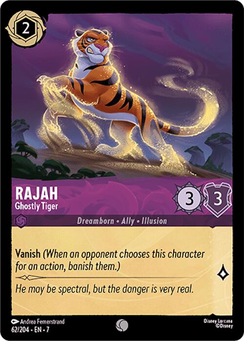 Rajah - Ghostly Tiger (62/204) [Archazia's Island] | Deep Dive Games St. Marys