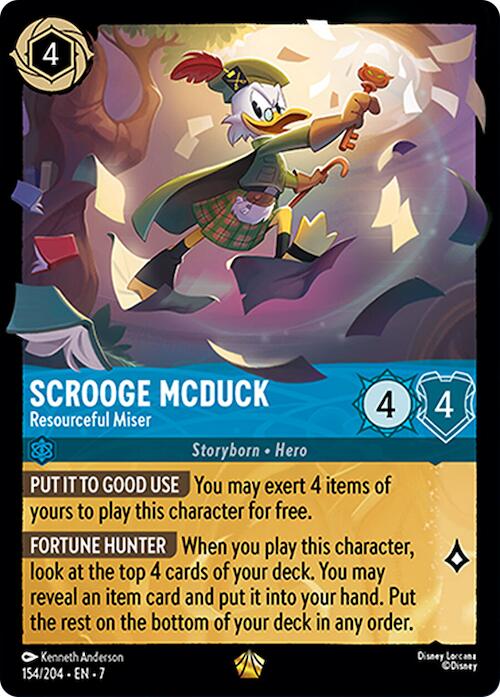 Scrooge McDuck - Resourceful Miser (154/204) [Archazia's Island] | Deep Dive Games St. Marys