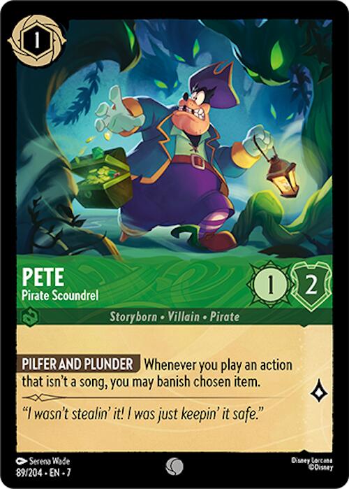 Pete - Pirate Scoundrel (89/204) [Archazia's Island] | Deep Dive Games St. Marys