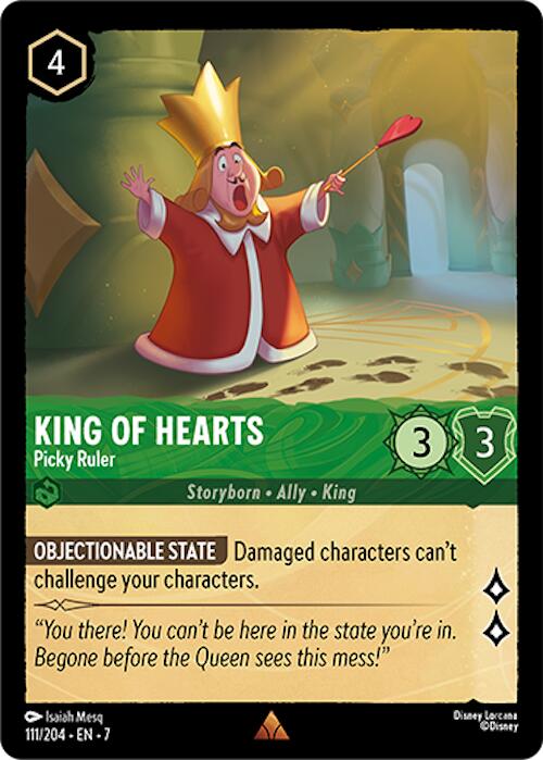 King of Hearts - Picky Ruler (111/204) [Archazia's Island] | Deep Dive Games St. Marys