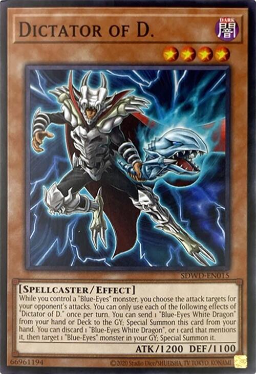 Dictator of D. (Unlimited Misprint) [SDWD-EN015] Common | Deep Dive Games St. Marys