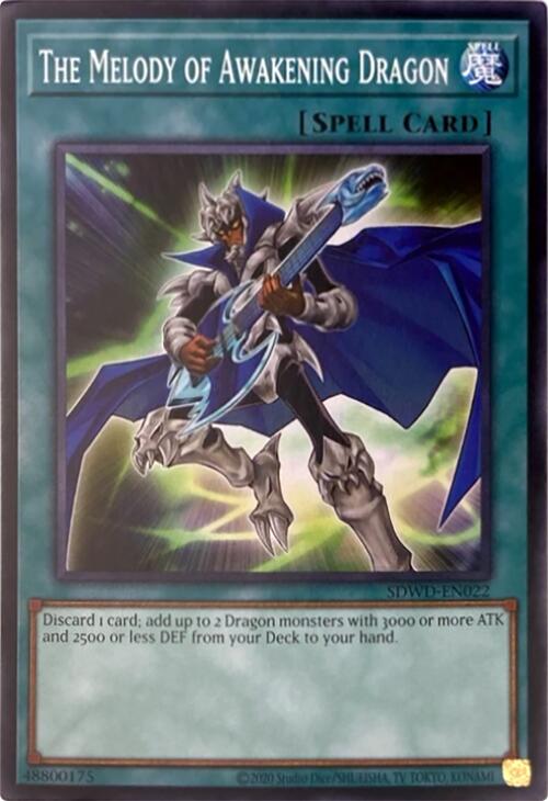 The Melody of Awakening Dragon (Unlimited Misprint) [SDWD-EN022] Common | Deep Dive Games St. Marys
