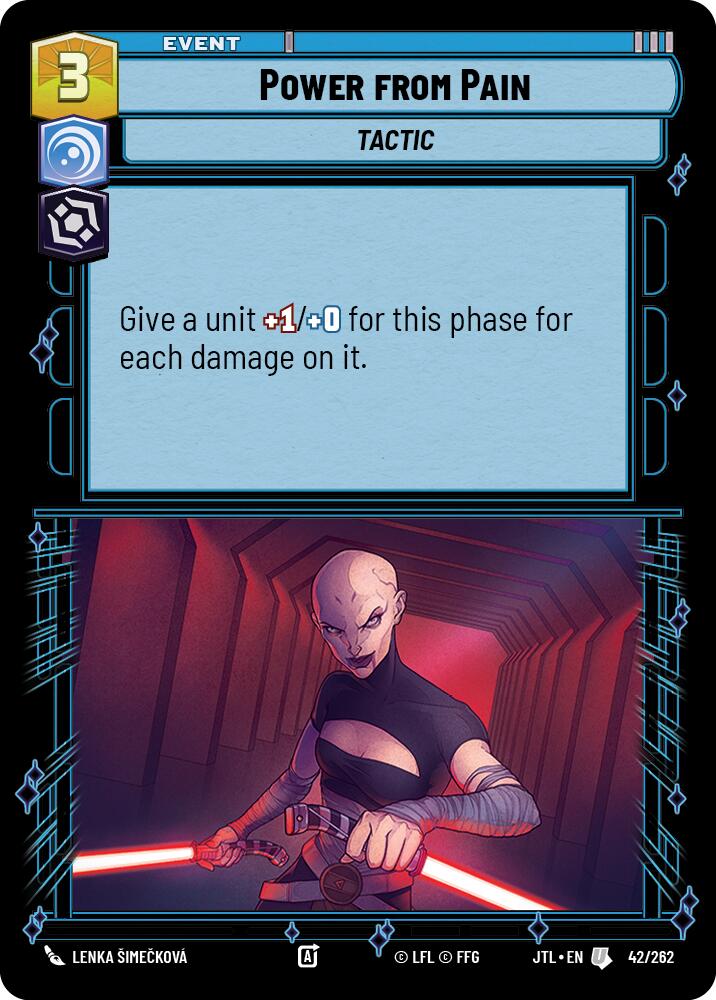 Power from Pain (042/262) (042/257) [Jump to Lightspeed] | Deep Dive Games St. Marys