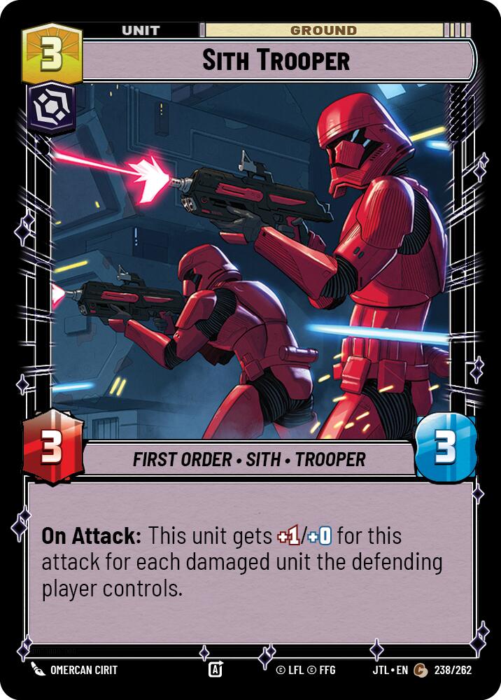 Sith Trooper (238/262) (238/257) [Jump to Lightspeed] | Deep Dive Games St. Marys
