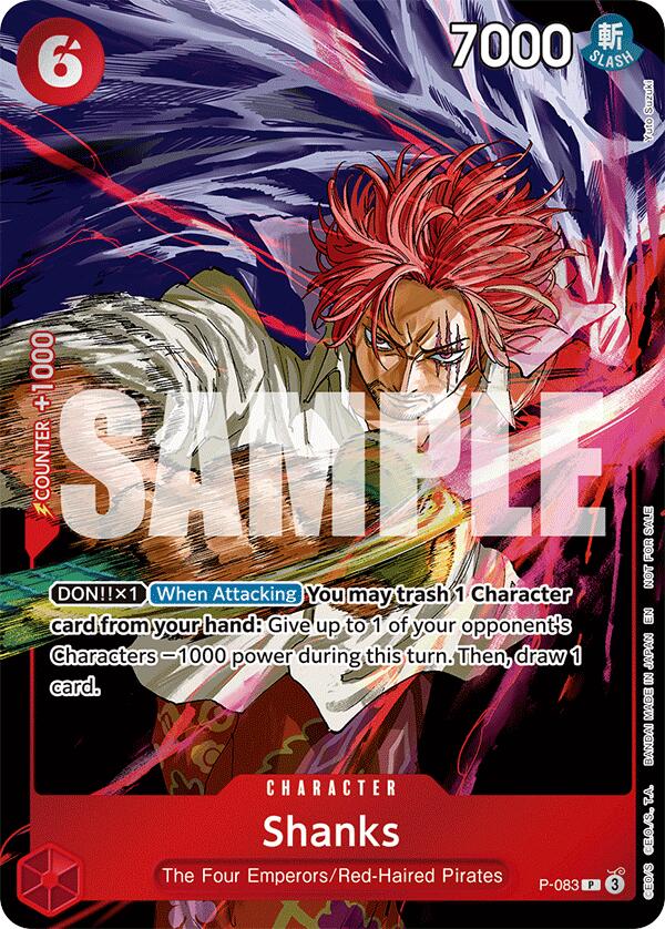 Shanks (Event Pack Vol. 6) [One Piece Promotion Cards] | Deep Dive Games St. Marys