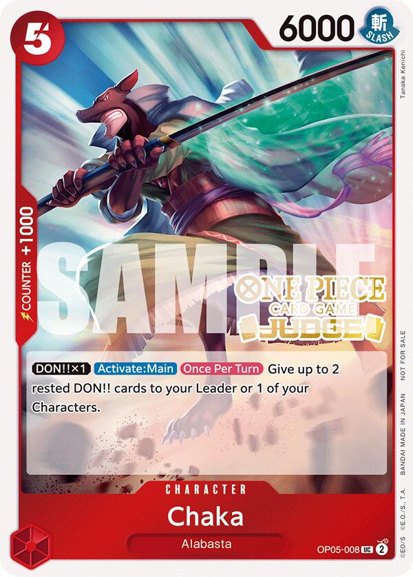 Chaka (Judge Pack Vol. 5) [One Piece Promotion Cards] | Deep Dive Games St. Marys
