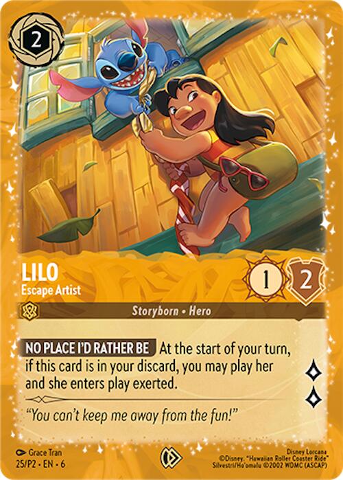 Lilo - Escape Artist (25) [Promo Cards] | Deep Dive Games St. Marys