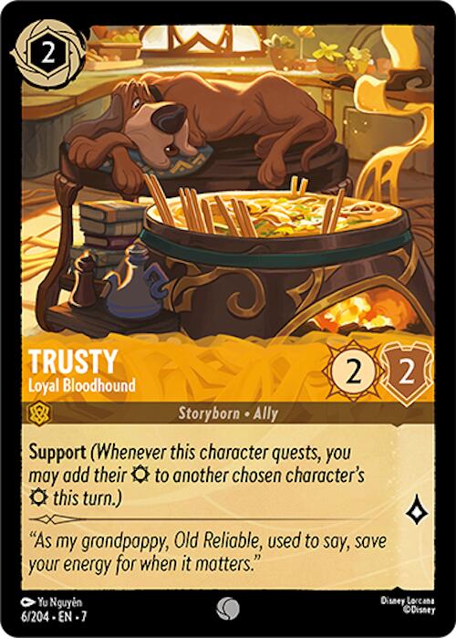 Trusty - Loyal Bloodhound (6/204) [Archazia's Island] | Deep Dive Games St. Marys