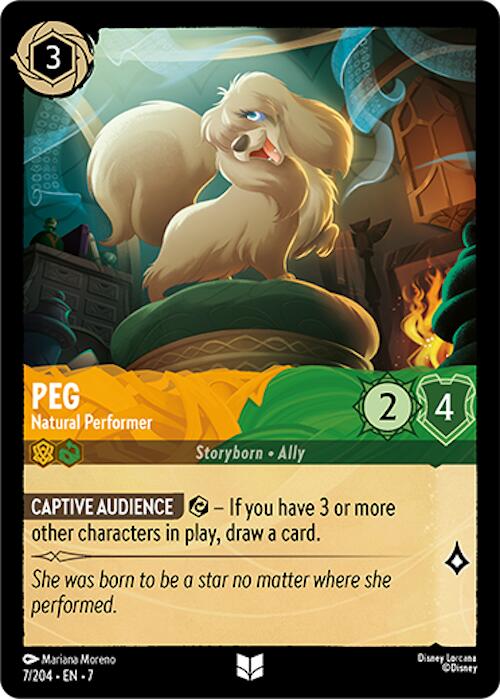Peg - Natural Performer (7/204) [Archazia's Island] | Deep Dive Games St. Marys