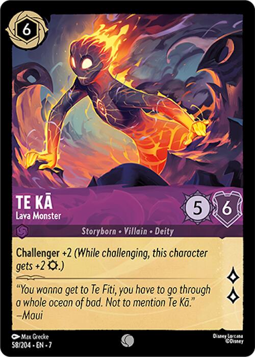 Te Ka - Lava Monster (58/204) [Archazia's Island] | Deep Dive Games St. Marys