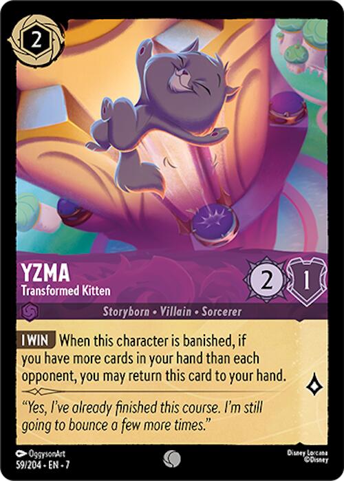 Yzma - Transformed Kitten (59/204) [Archazia's Island] | Deep Dive Games St. Marys
