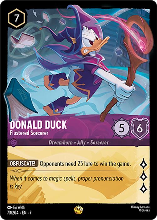 Donald Duck - Flustered Sorcerer (73/204) [Archazia's Island] | Deep Dive Games St. Marys