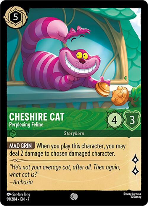 Cheshire Cat - Perplexing Feline (91/204) [Archazia's Island] | Deep Dive Games St. Marys