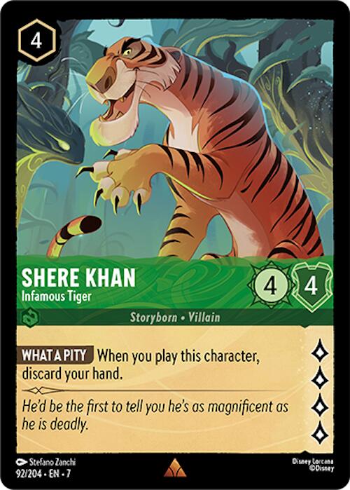 Shere Khan - Infamous Tiger (92/204) [Archazia's Island] | Deep Dive Games St. Marys
