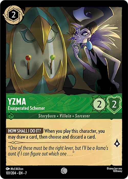Yzma - Exasperated Schemer (101/204) [Archazia's Island] | Deep Dive Games St. Marys