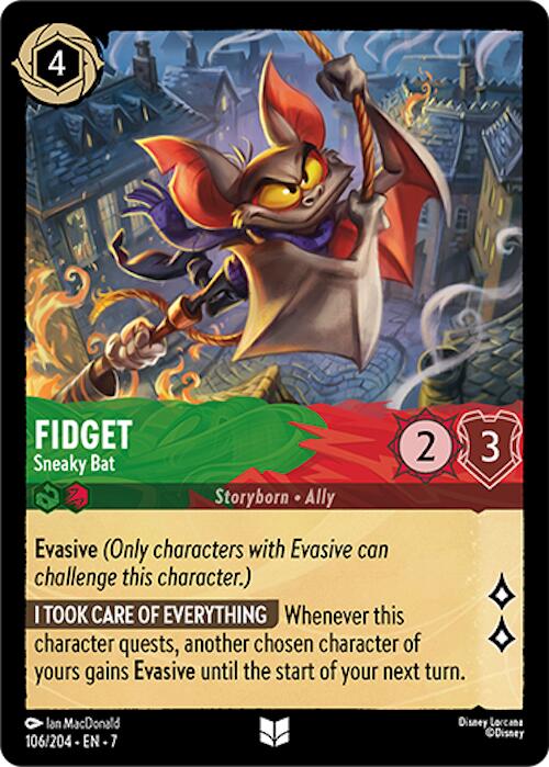 Fidget - Sneaky Bat (106/204) [Archazia's Island] | Deep Dive Games St. Marys