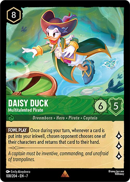 Daisy Duck - Multitalented Pirate (108/204) [Archazia's Island] | Deep Dive Games St. Marys
