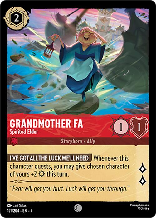 Grandmother Fa - Spirited Elder (121/204) [Archazia's Island] | Deep Dive Games St. Marys