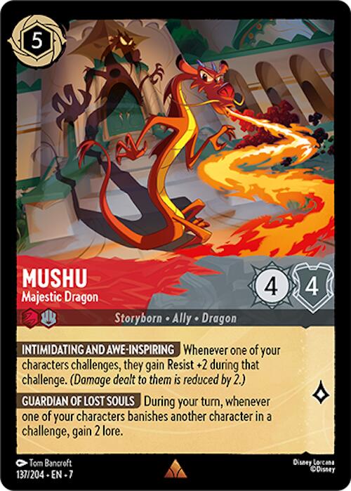 Mushu - Majestic Dragon (137/204) [Archazia's Island] | Deep Dive Games St. Marys