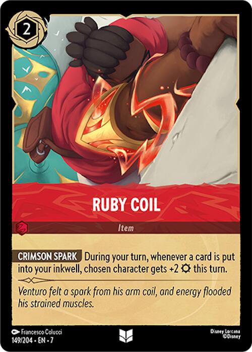 Ruby Coil (149/204) [Archazia's Island] | Deep Dive Games St. Marys