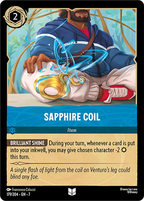 Sapphire Coil (179/204) [Archazia's Island] | Deep Dive Games St. Marys
